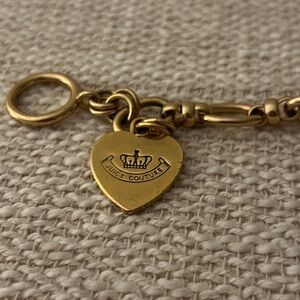 Juicy Couture Gold Heart Chain Bracelet